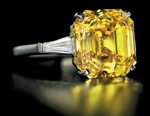 10 Ct Yellow Diamond Auction