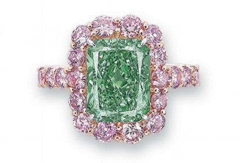 Aurora Green diamond