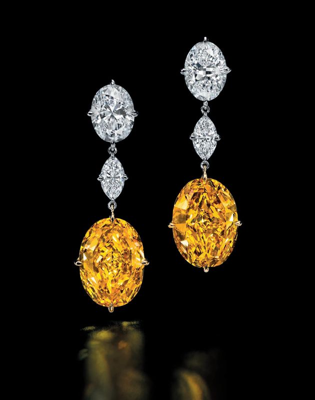 Zimmi yellow diamond pair