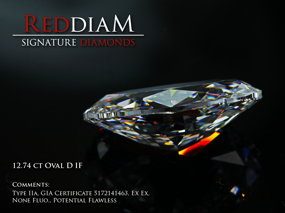 12 carat D flawless diamond