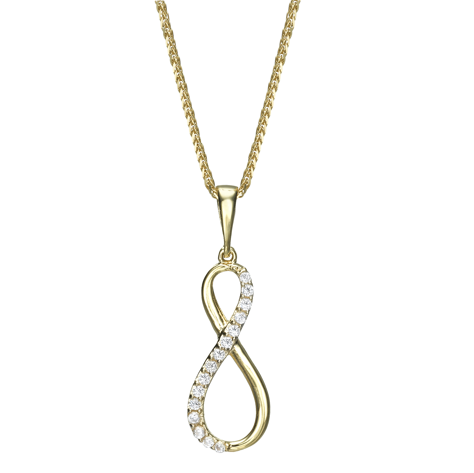 Gold Pendant - Infinity