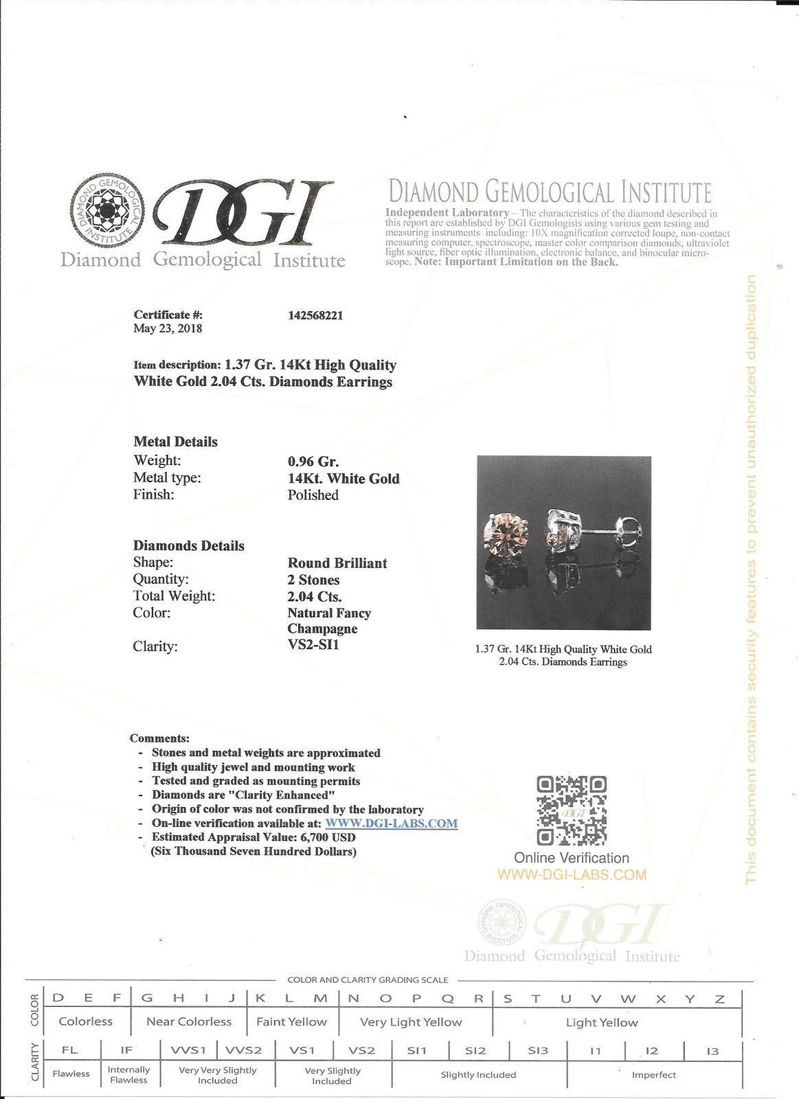 View Images for the Real Certificate