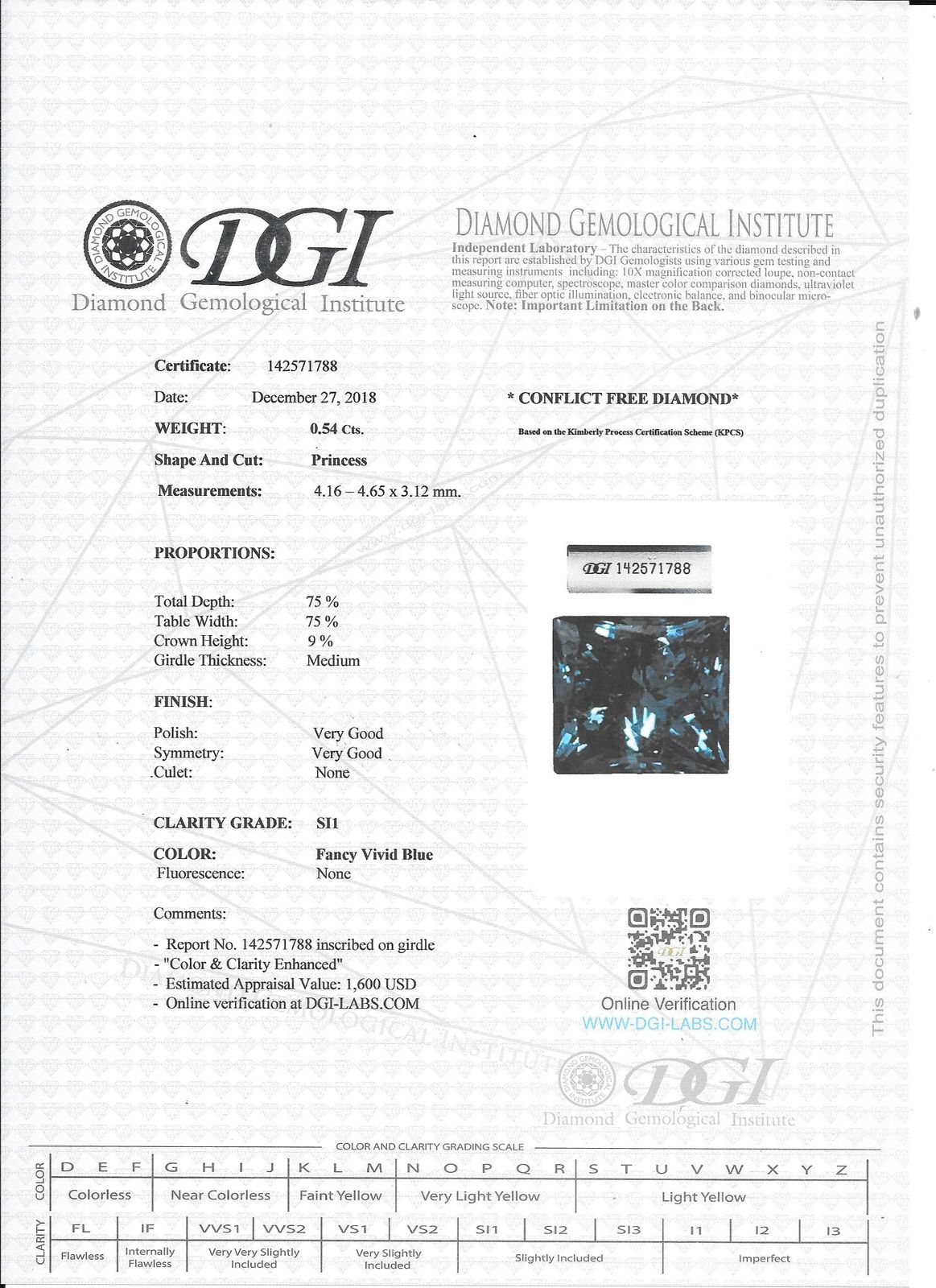 View Images for the Real Certificate