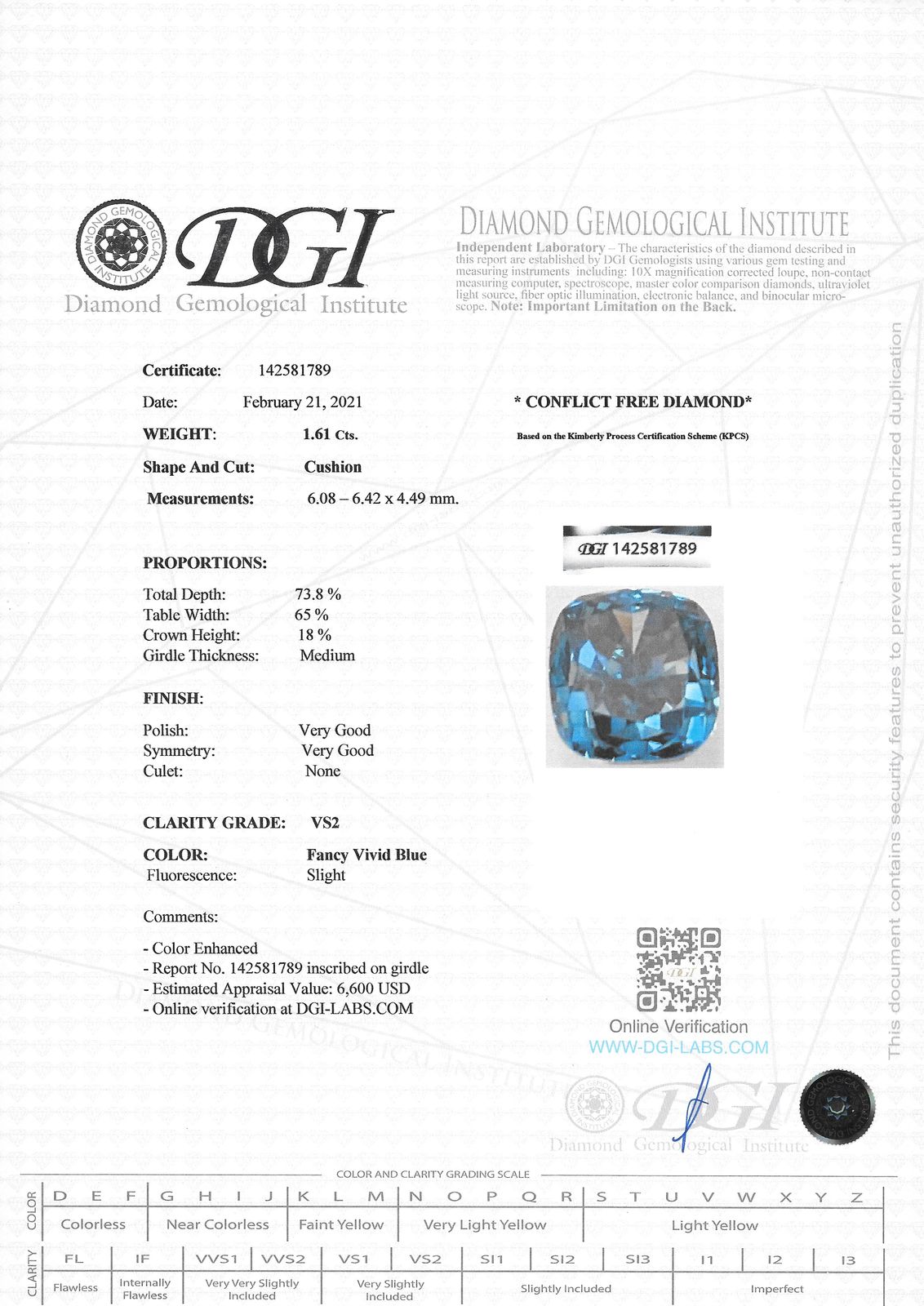 View Images for the Real Certificate