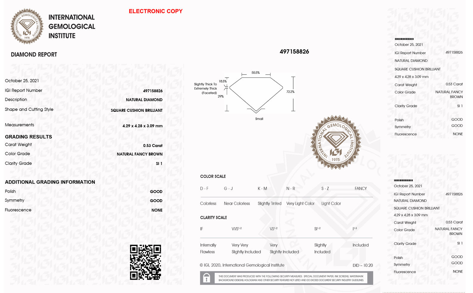View Images for the Real Certificate