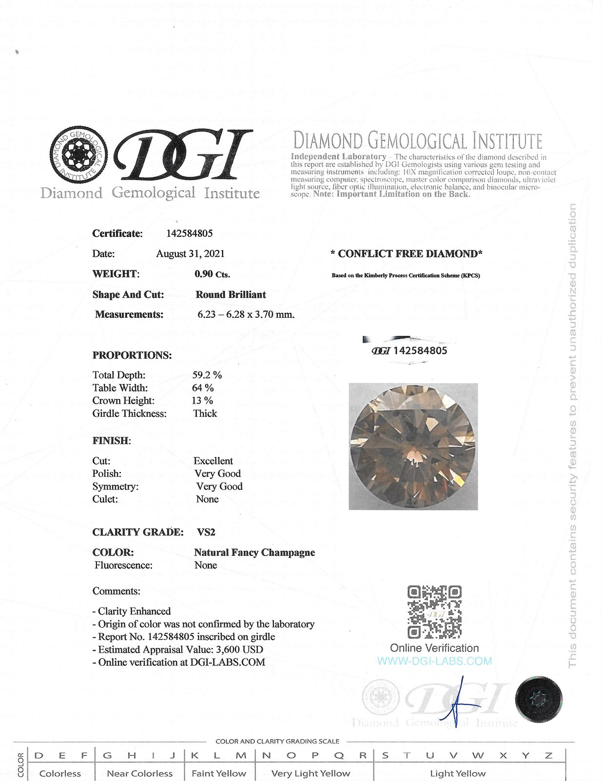 View Images for the Real Certificate