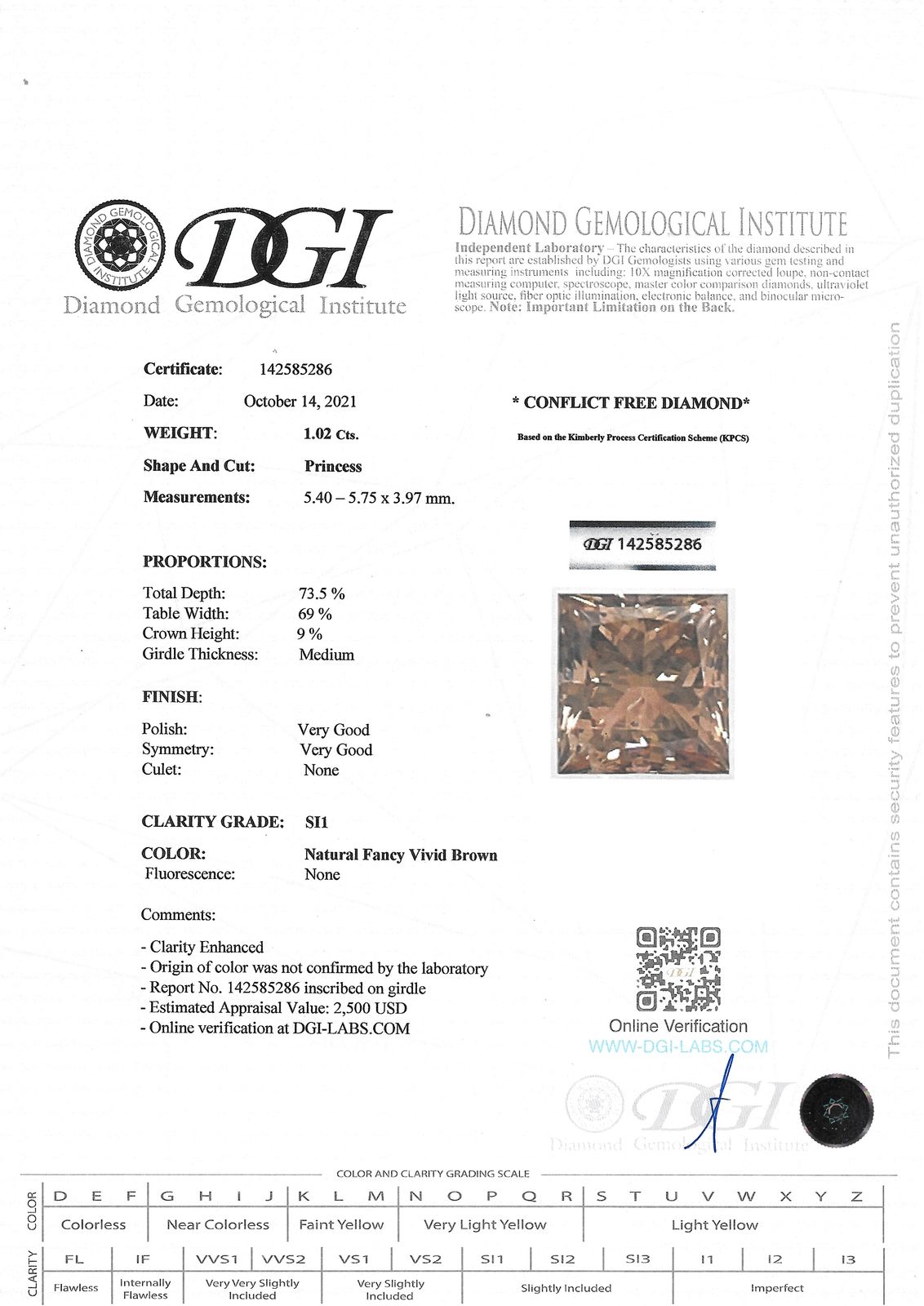 View Images for the Real Certificate