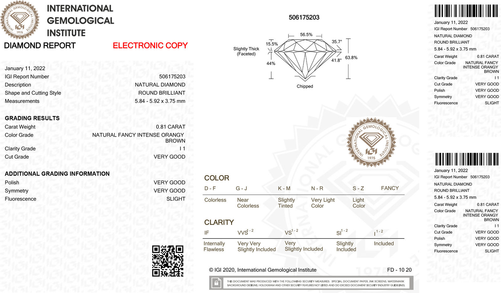 View Images for the Real Certificate