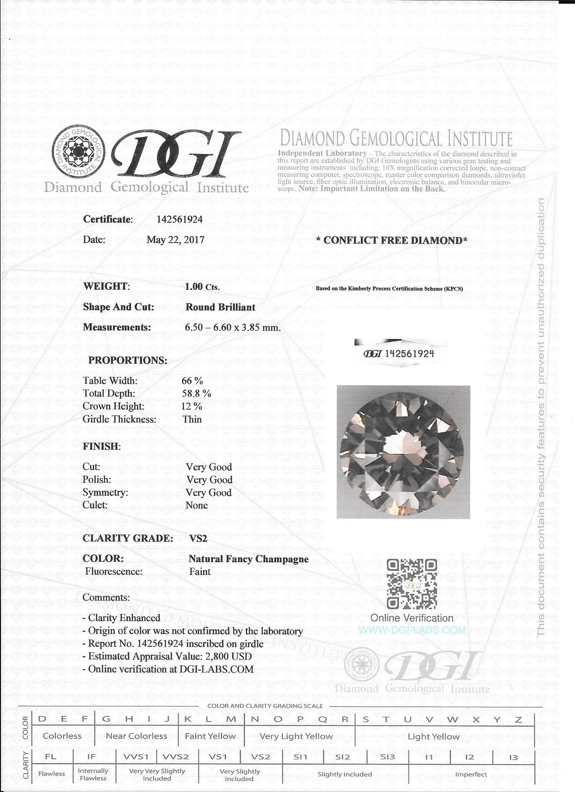 View Images for the Real Certificate