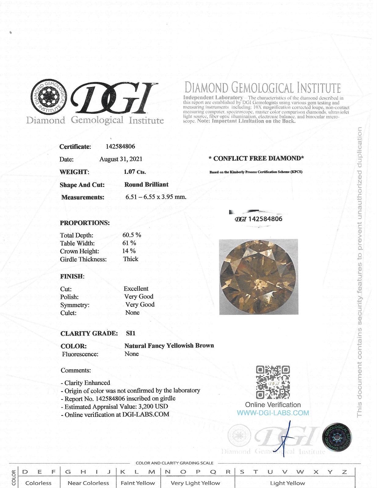 View Images for the Real Certificate