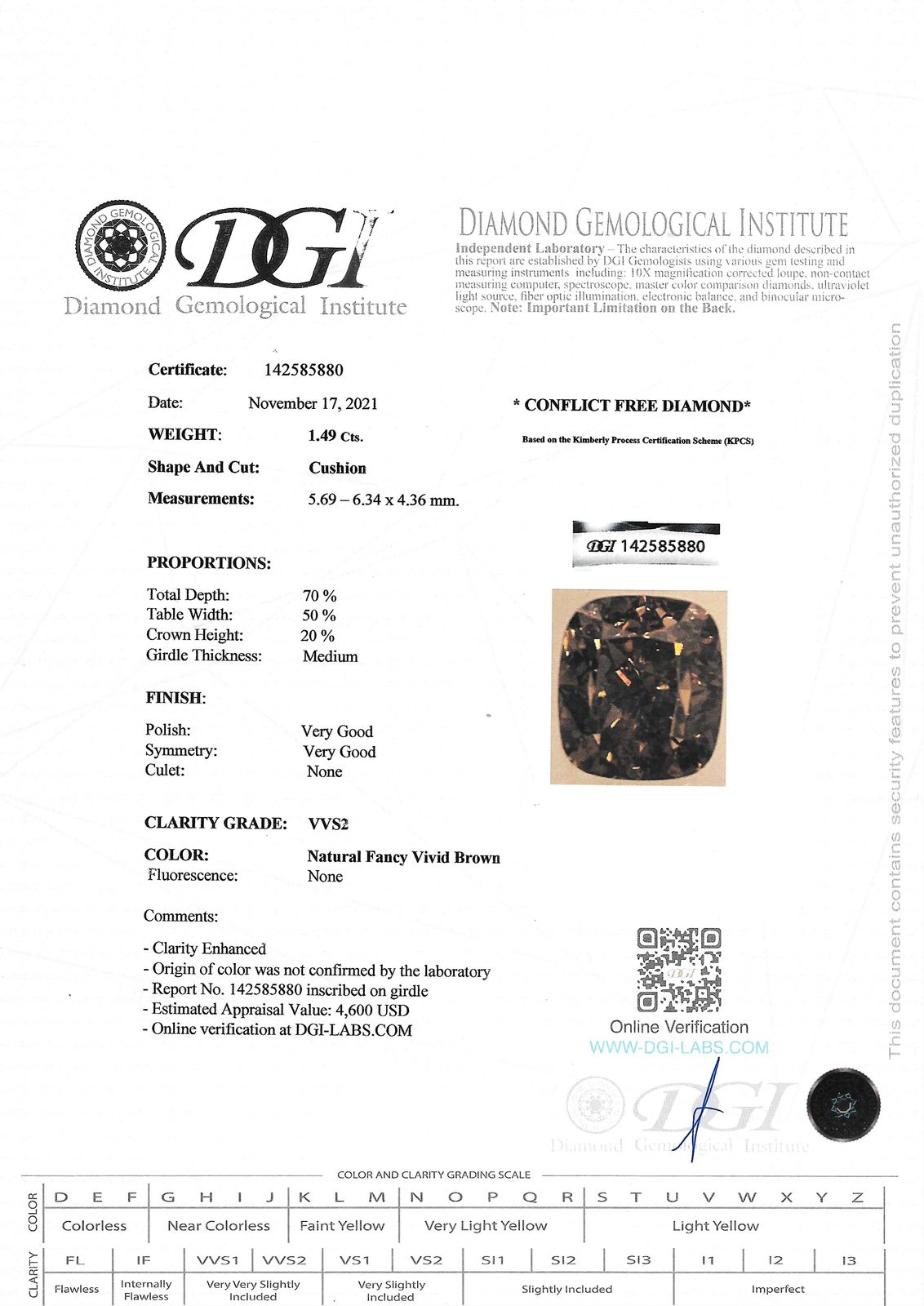View Images for the Real Certificate