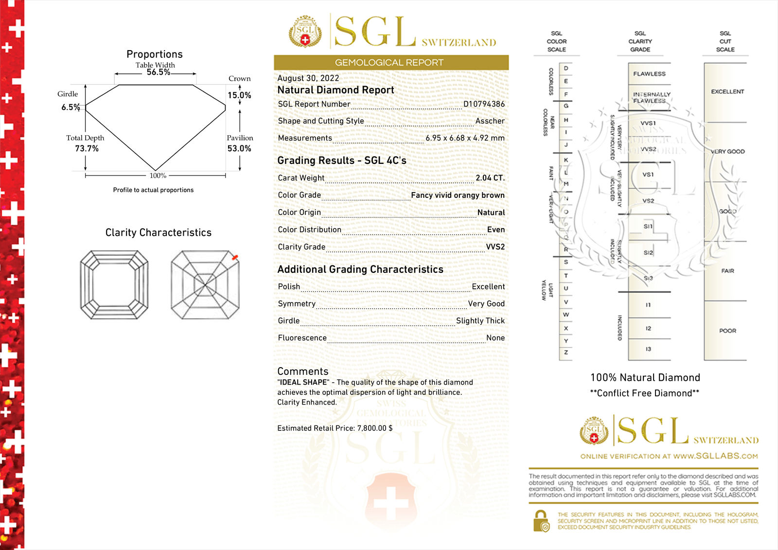 View Images for the Real Certificate