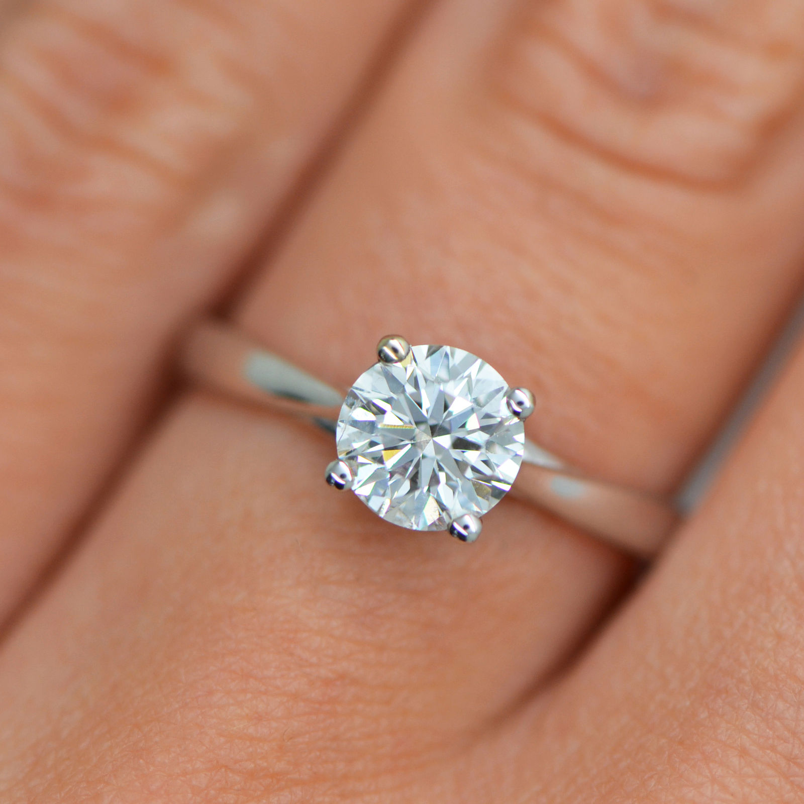 1 2 carat diamond solitaire ring