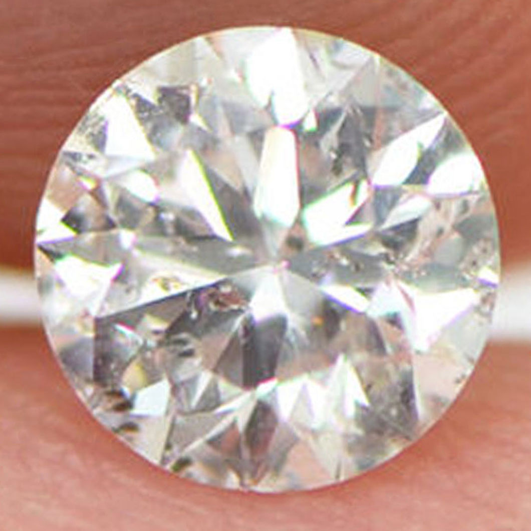 Loose Round Shaped Diamond 0.60 Carat G/SI2 Real Polished Natural ...
