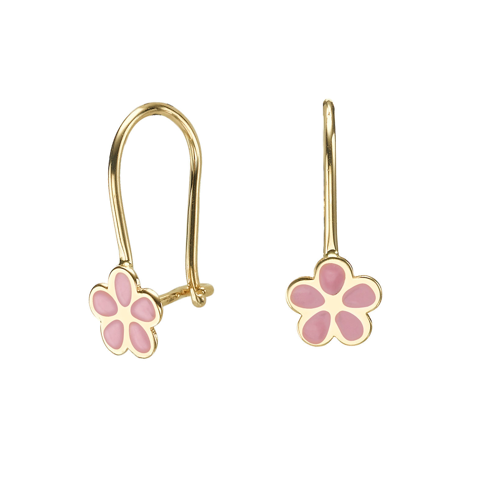children's 14k gold hoop earrings