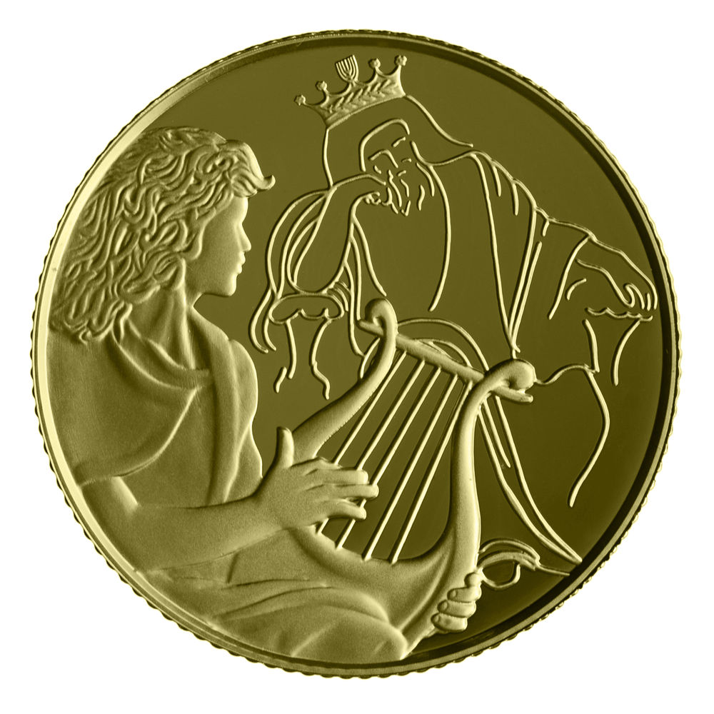 Biblical Art Set Smallest Three Gold Coins.9999 1.24gr The Holy Land