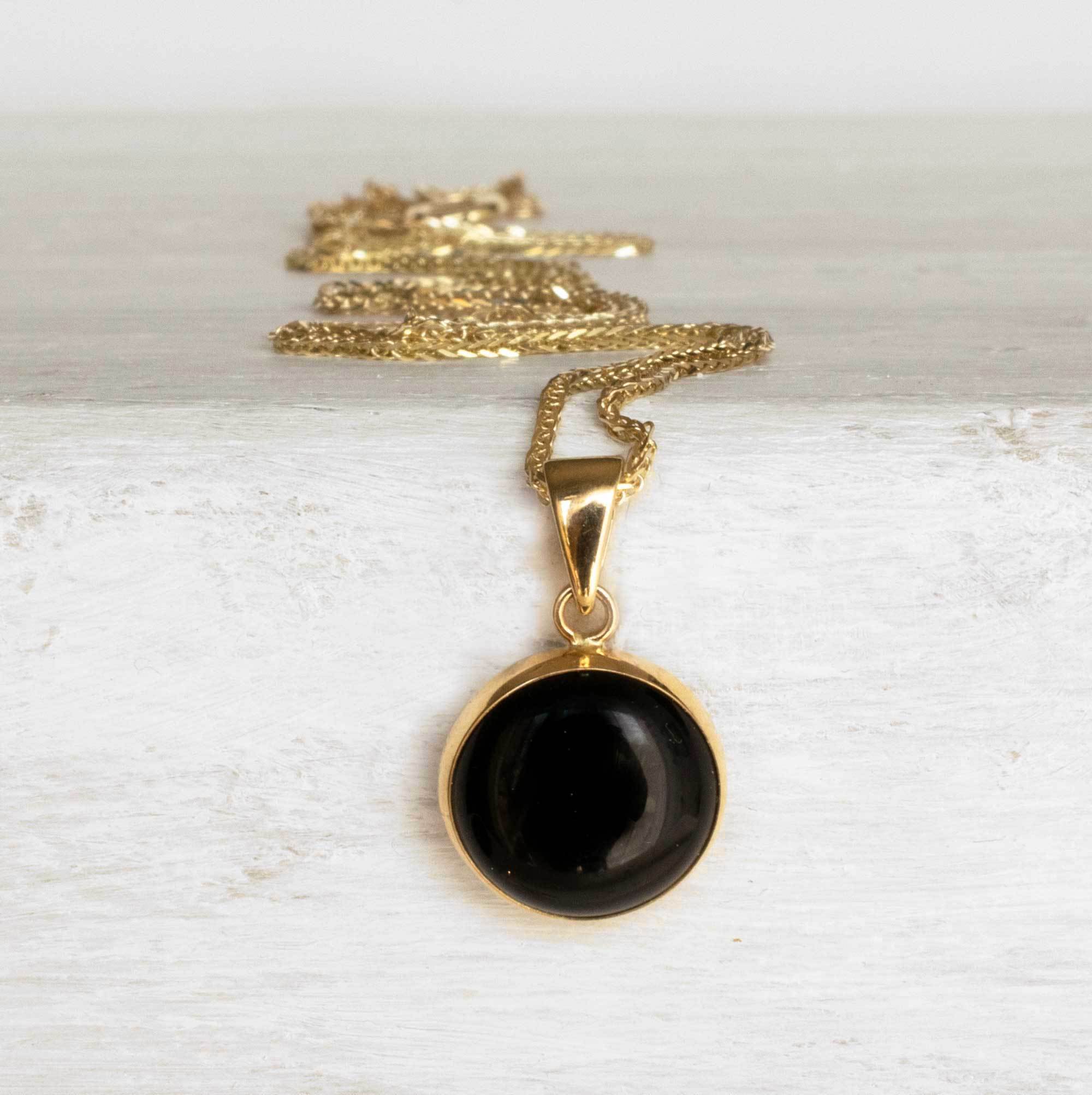 Dainty Necklace Black Onyx Jewelry Handmade Products Jewelry alpha ...