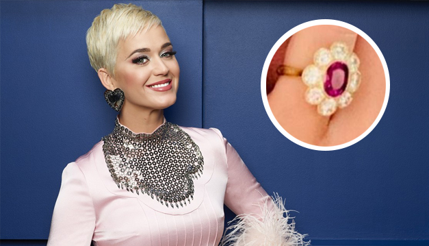 Katy Perry's Pink Flower Ring