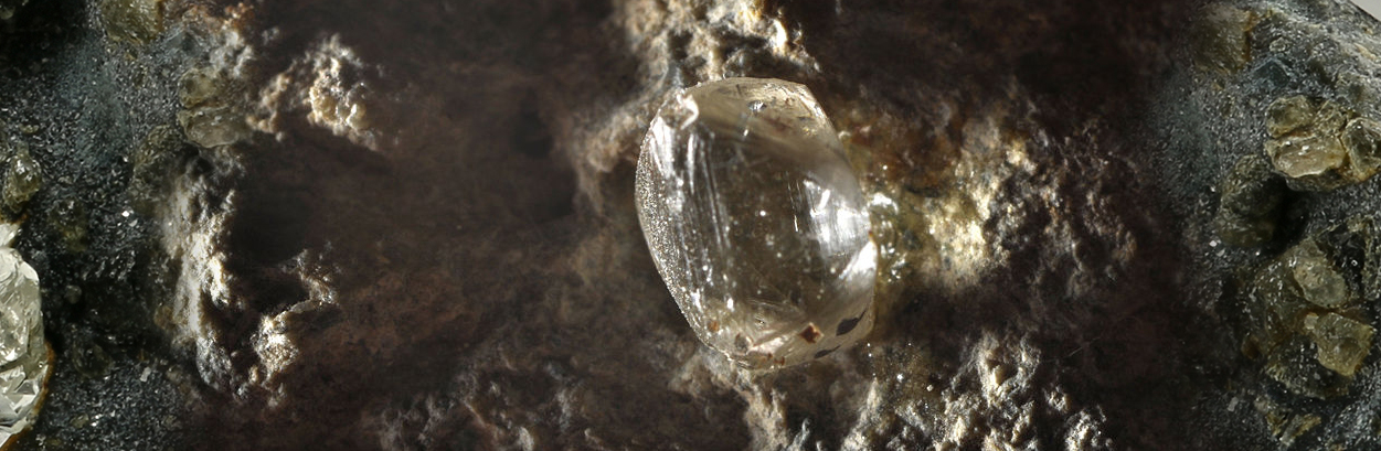 A Naturally Formed Rough Diamond