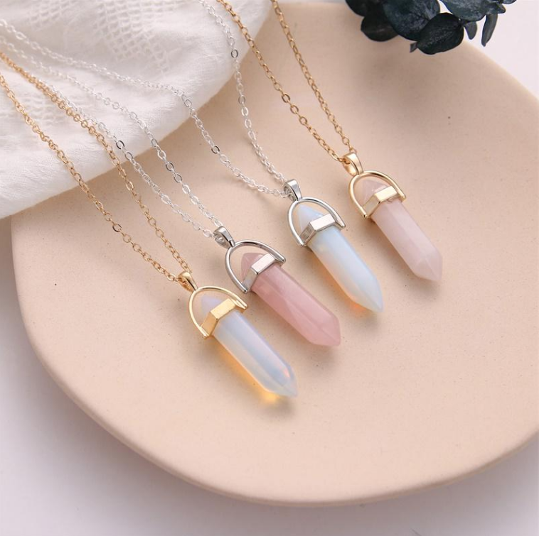 Natural Green Aventurine Pendant Necklace - 18 Inch Sterling Silver Chain, Healing Crystal Jewelry Gift