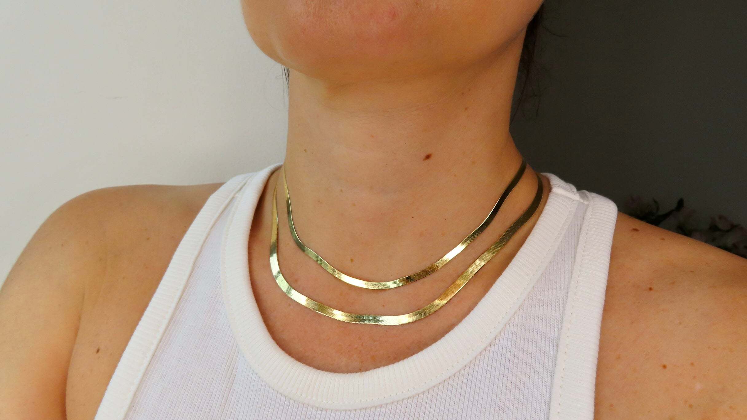 Ebay hot sale herringbone necklace