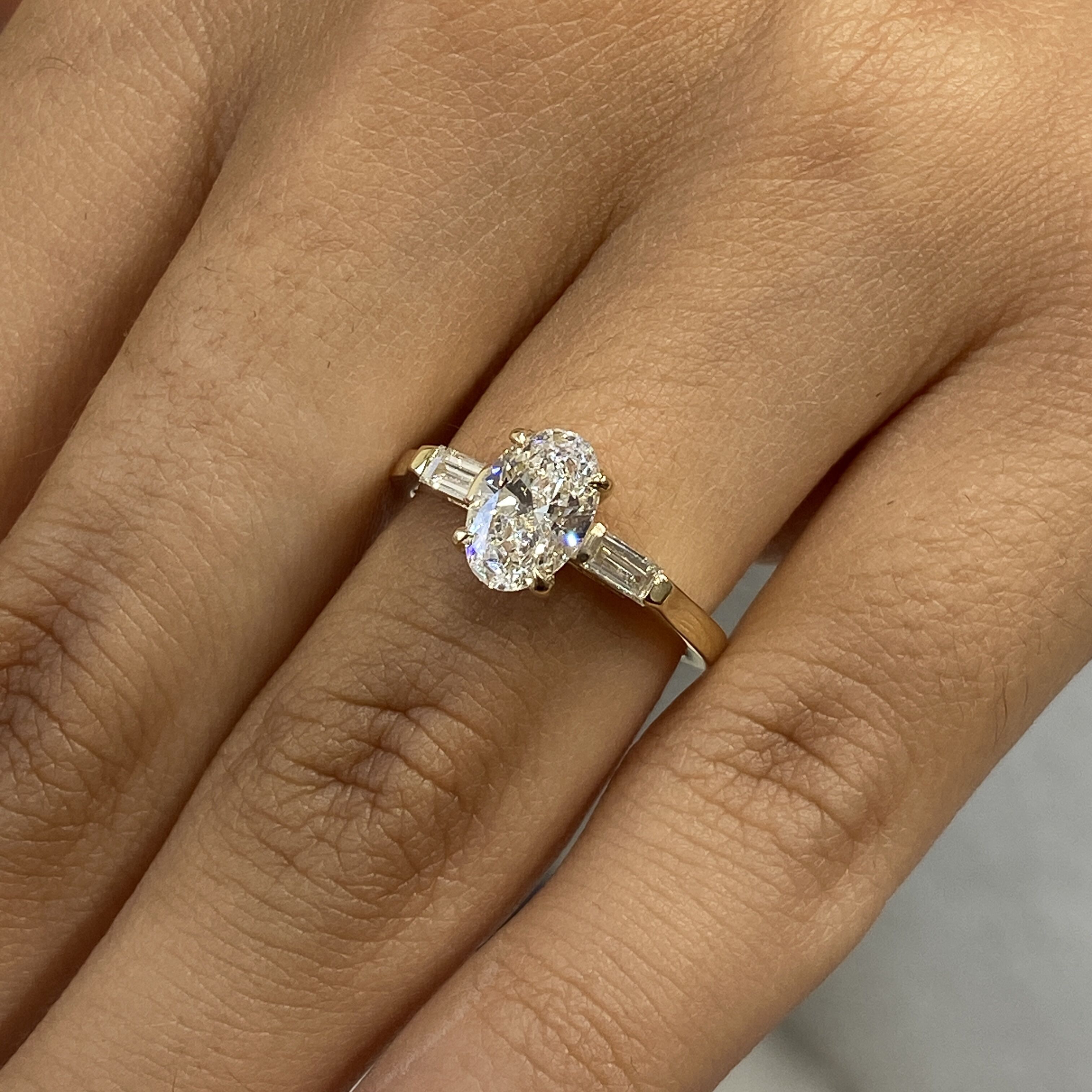 【HYERES LOR】24SS★ Lab Diamond 14K(Y) 1ct Solitaire Ring HYERES LOR】24SS☆ Lab Diamond 14K(Y) 1ct Solitaire Ring