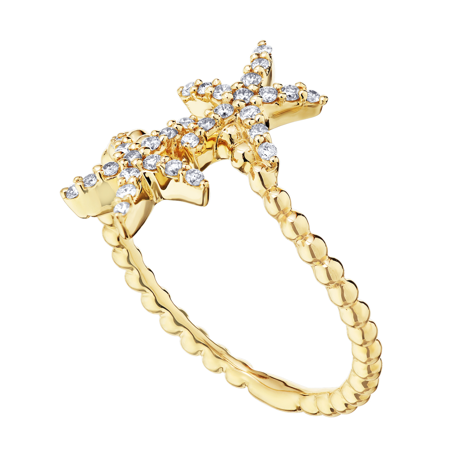 OCEANITY &trade; 14k Yellow Gold Ring Diamond 0.20 Ctw Ring