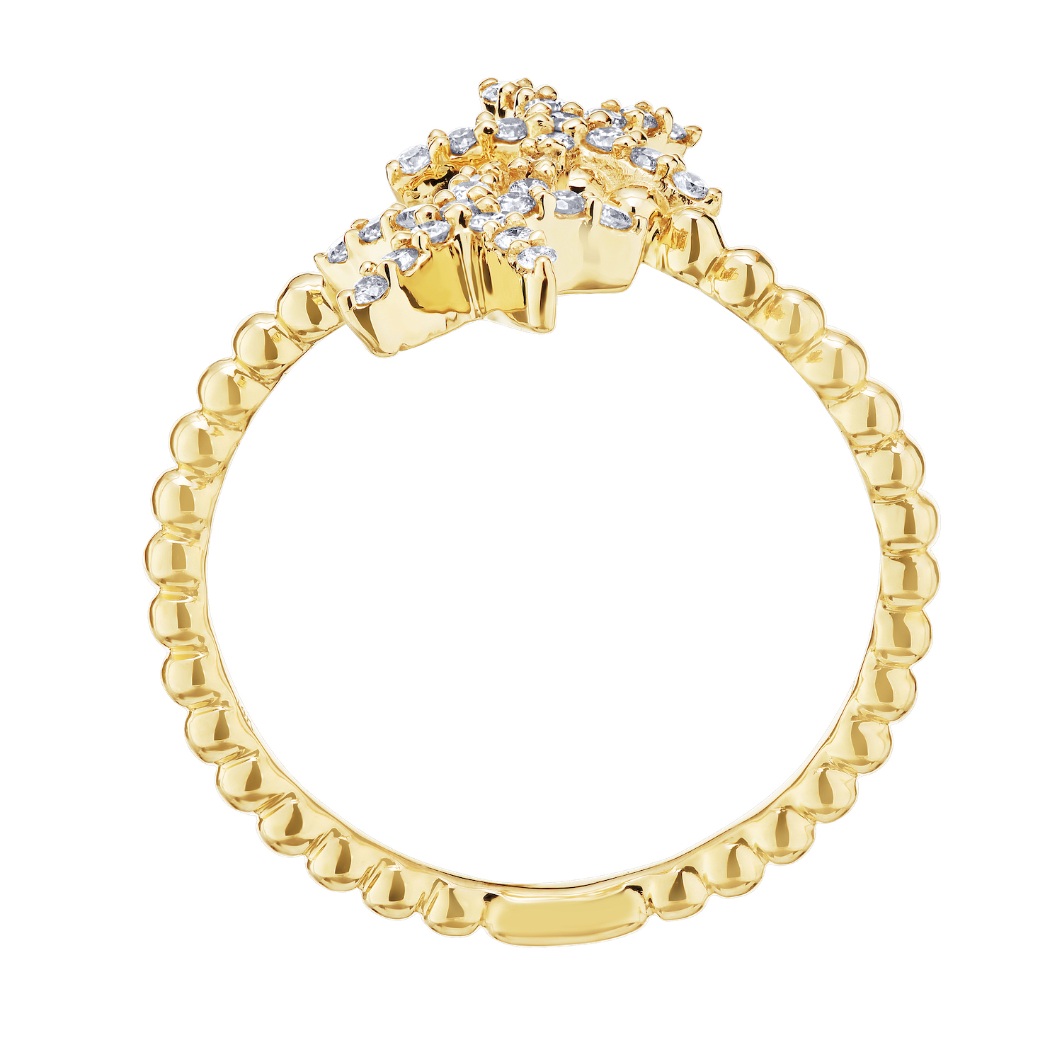 OCEANITY &trade; 14k Yellow Gold Ring Diamond 0.20 Ctw Ring