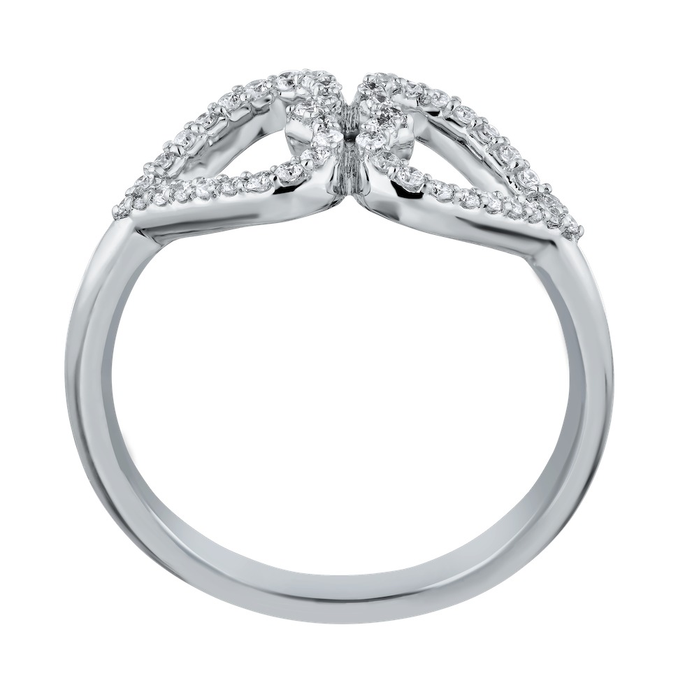 14k White Gold Ring Diamond 0.25 Ctw Ring