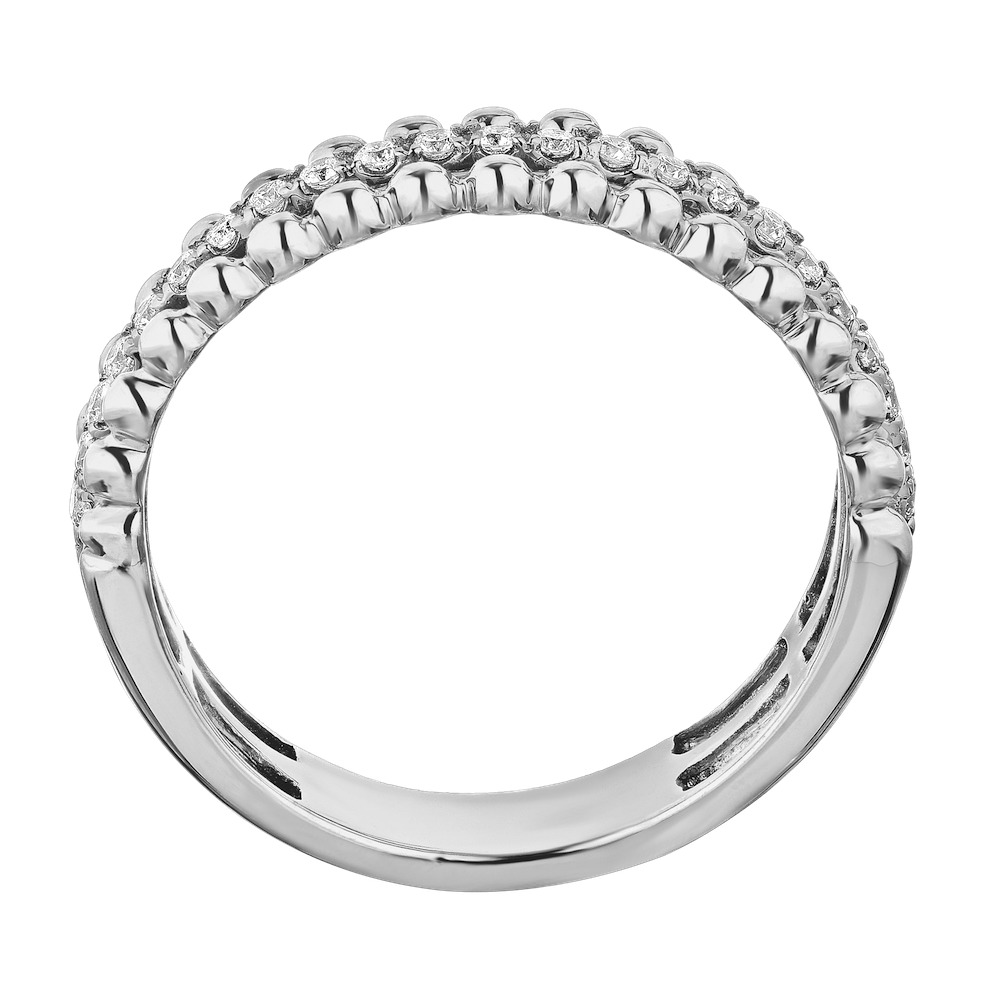 14k White Gold Ring Diamond 0.20 Ctw Ring