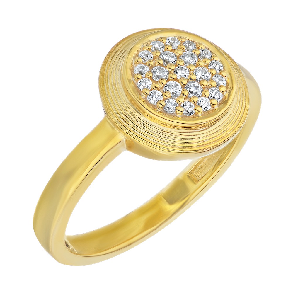 14k Yellow Gold Ring Diamond 0.20 Ctw Ring