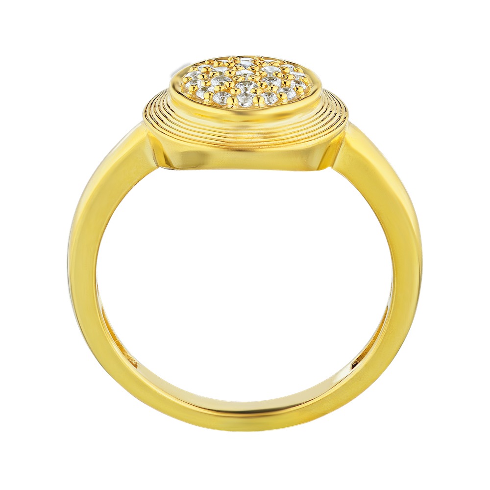 14k Yellow Gold Ring Diamond 0.20 Ctw Ring