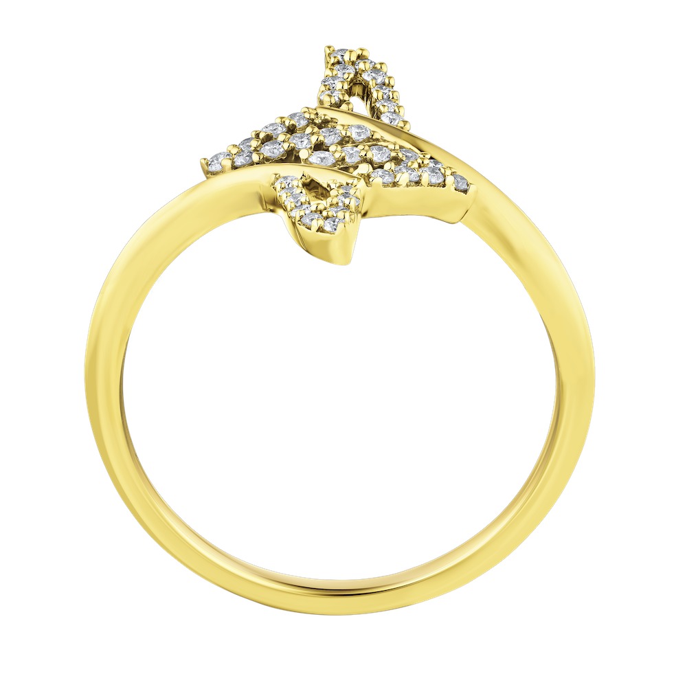 OCEANITY &trade; 14k Yellow Gold Ring Diamond 0.20 Ctw Ring