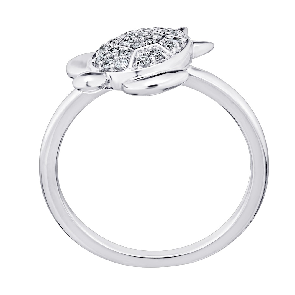 OCEANITY &trade; 14k White Gold Ring Diamond 0.25 Ctw Ring