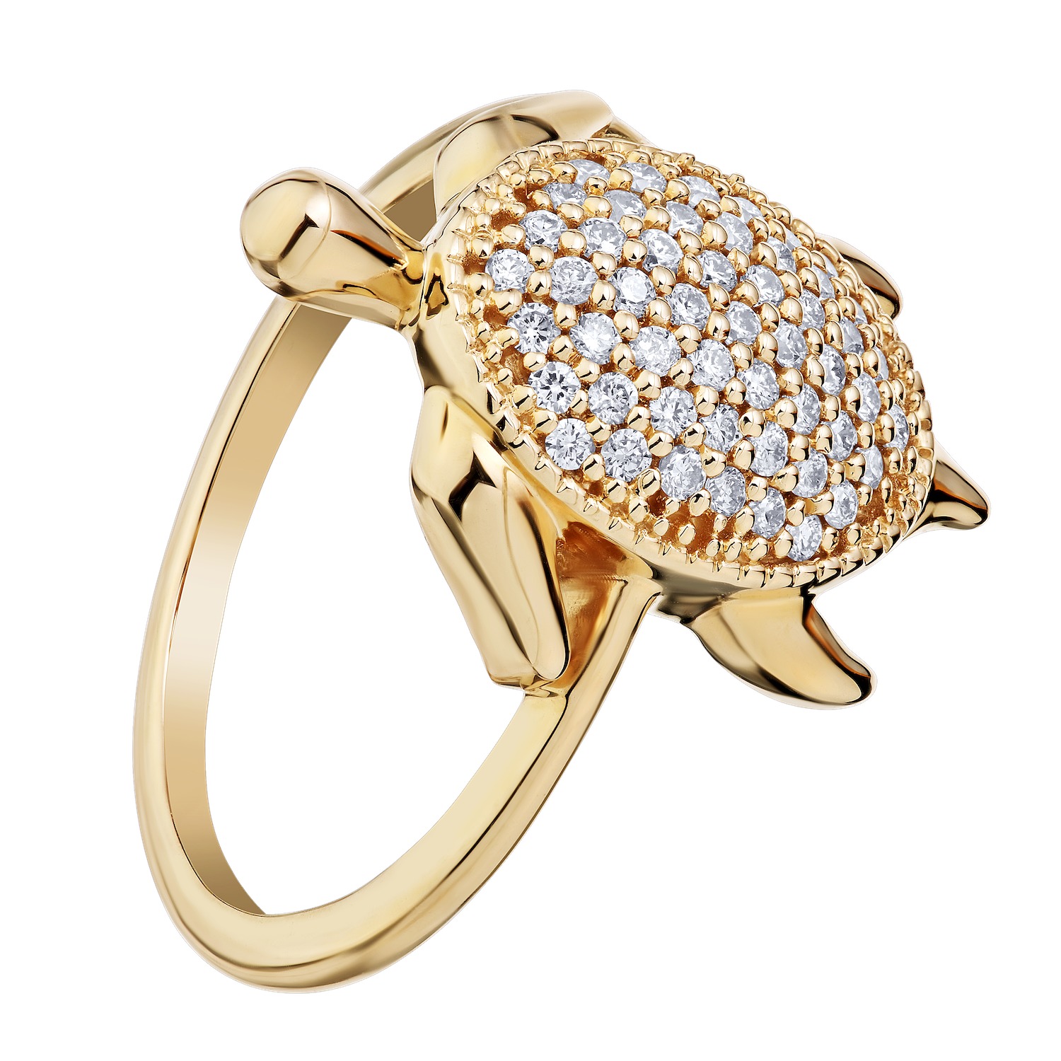 OCEANITY &trade; 14k Yellow Gold Ring Diamond 0.32 Ctw Ring