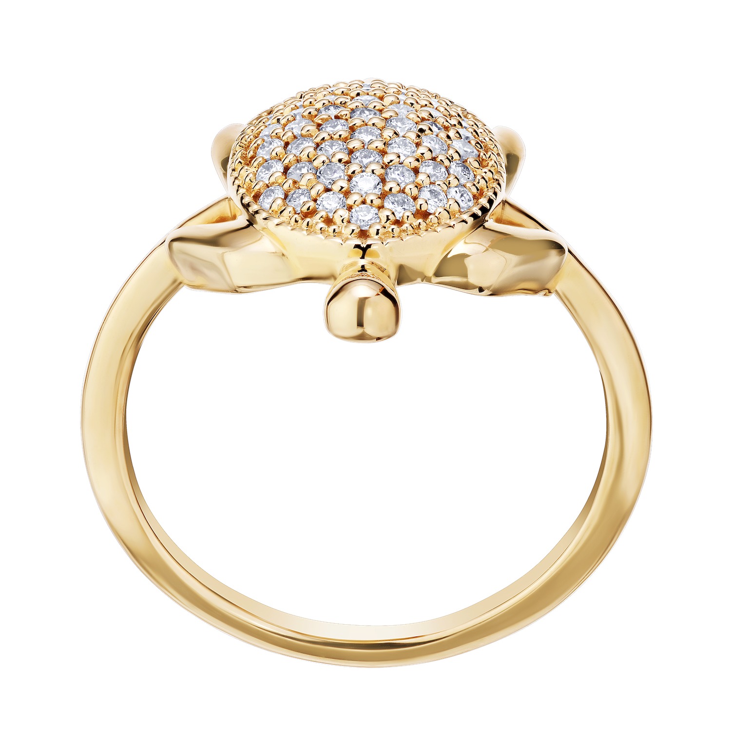 OCEANITY &trade; 14k Yellow Gold Ring Diamond 0.32 Ctw Ring