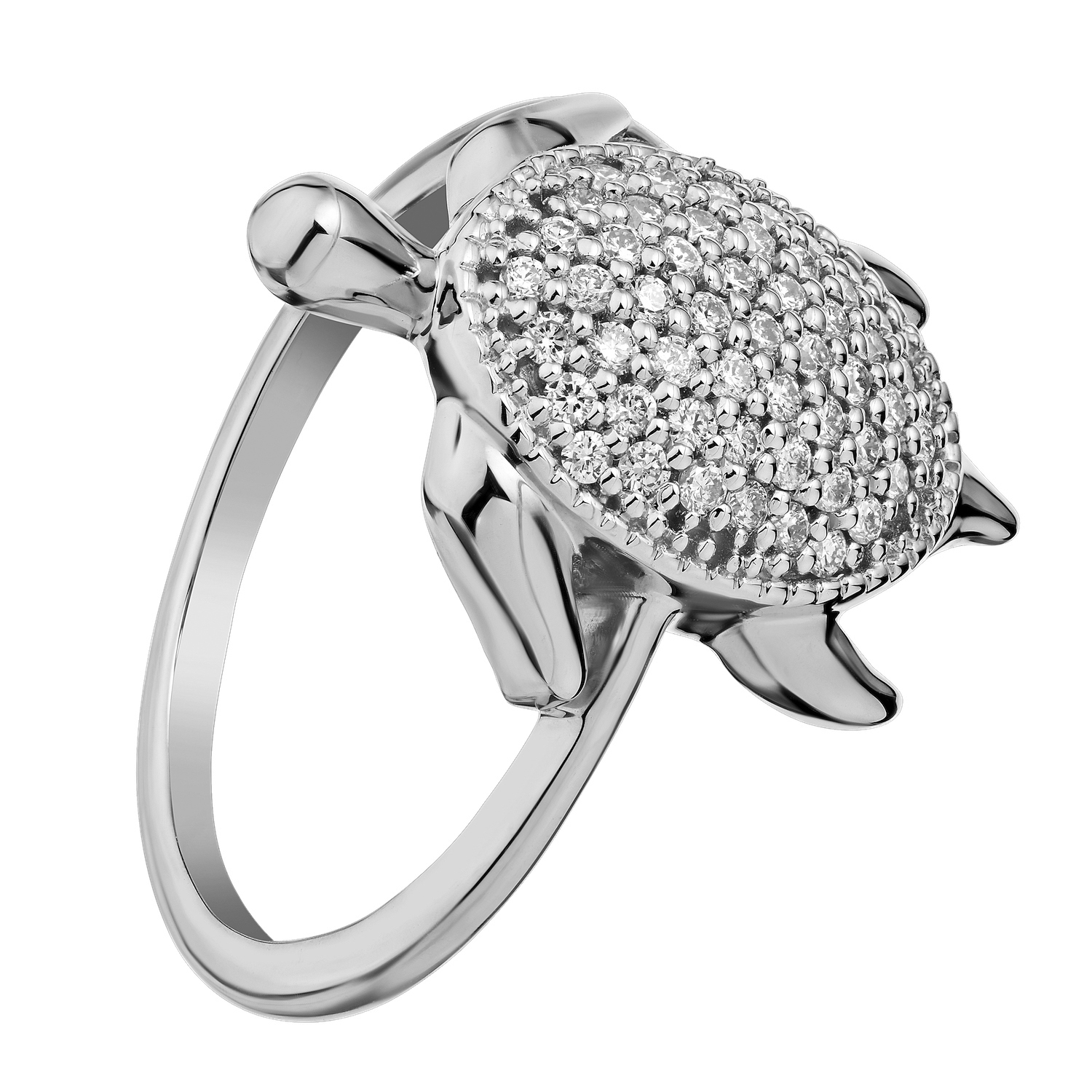 OCEANITY &trade; 14k White Gold Ring Diamond 0.32 Ctw Ring