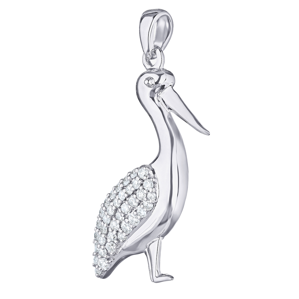 ZooLightful&trade; 14K White Gold 6004520 Pendant Diamond 0.20 Ctw