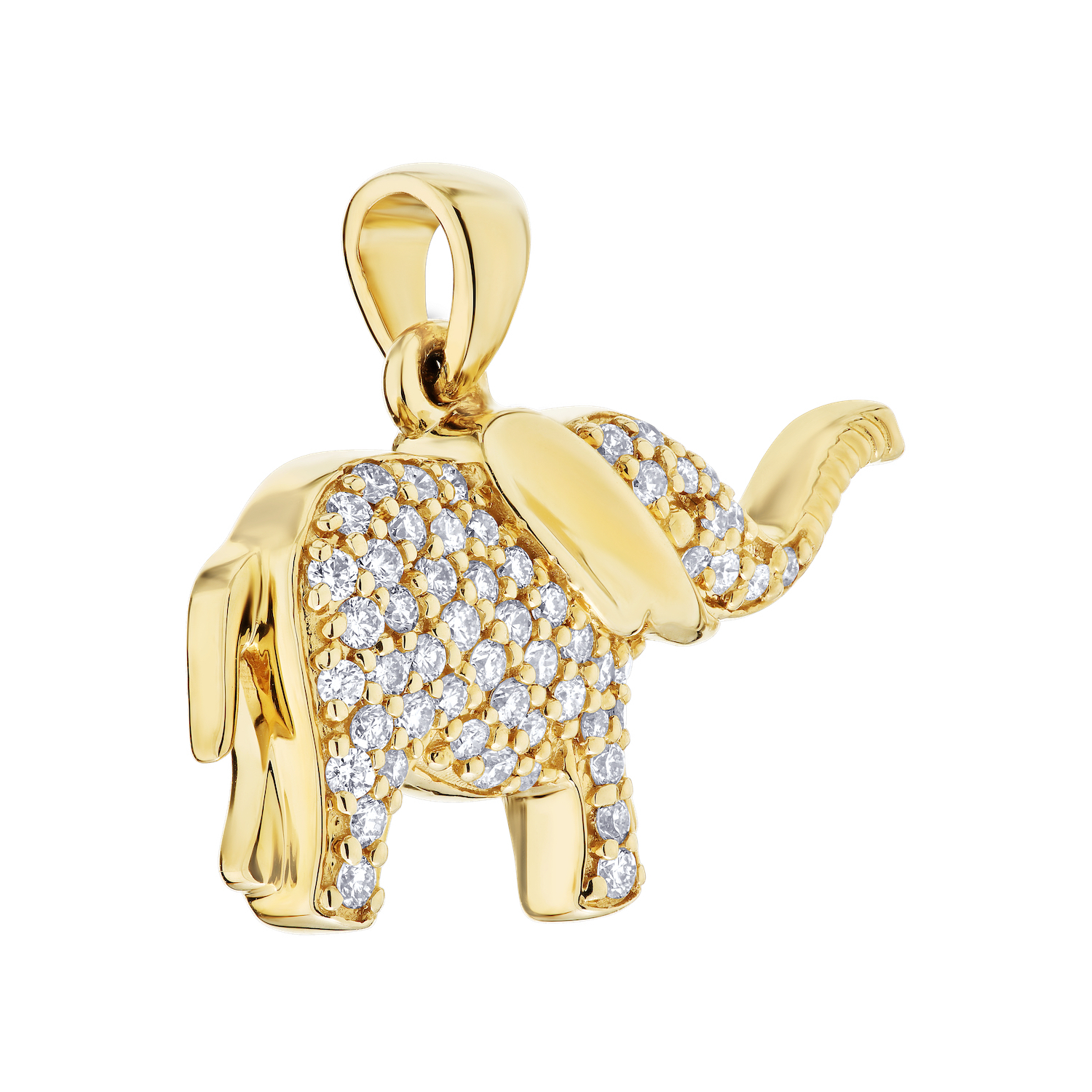 ZooLightful&trade; 14K Yellow Gold 6007025 Pendant Diamond 0.25 Ctw