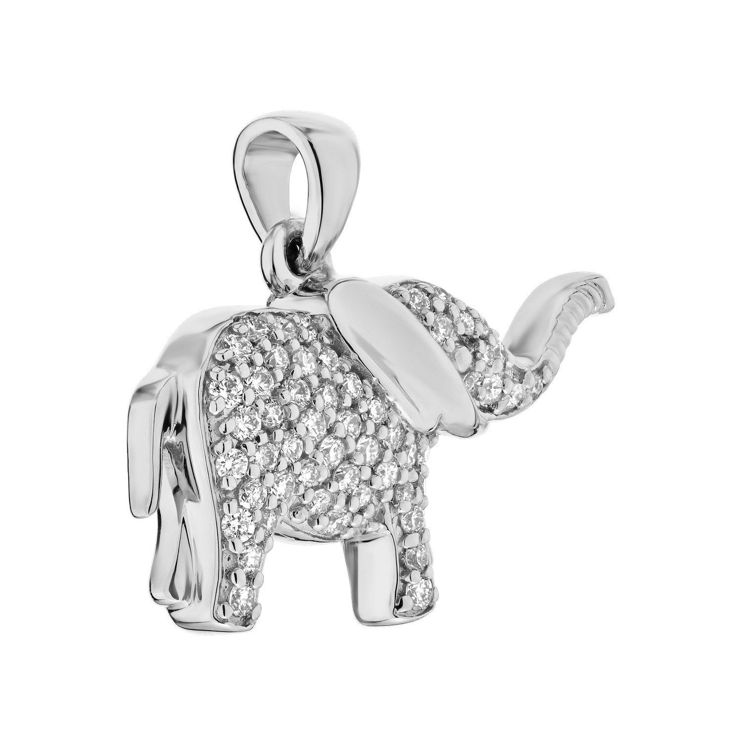 ZooLightful&trade; 14K White Gold 6007025 Pendant Diamond 0.54 Ctw