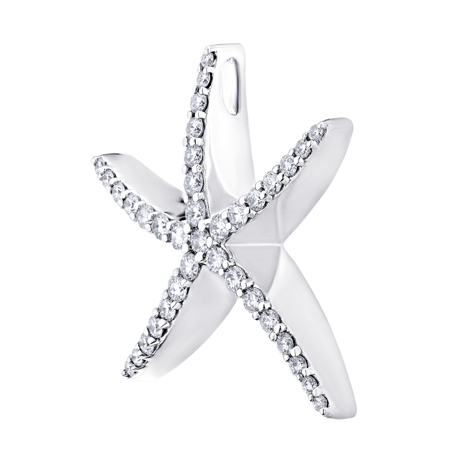 OCEANITY &trade; 14k White Gold Pendant Diamond 0.50 Ctw Available in White, Rose or Yellow Gold