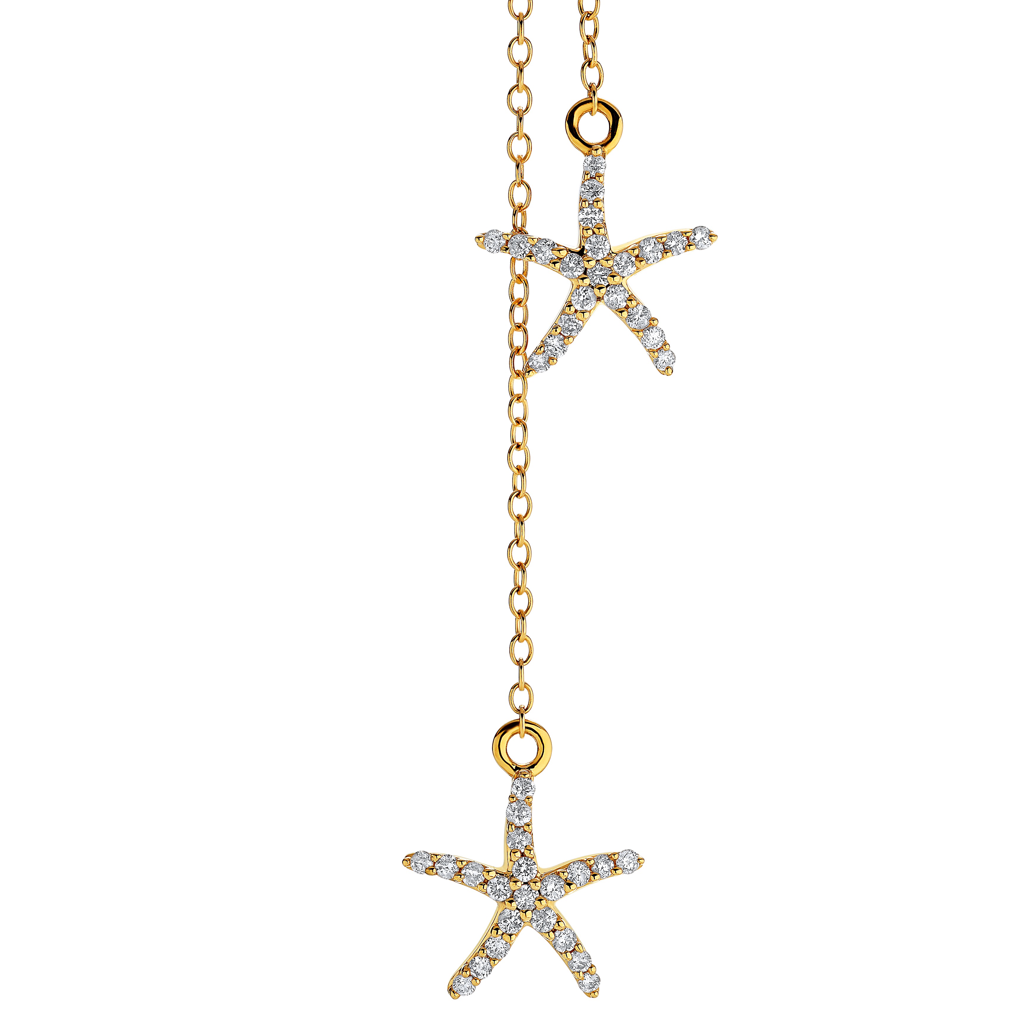 OCEANITY &trade; 14k Yellow Gold Necklace Diamond 0.25 Ctw Available in White, Rose or Yellow Gold