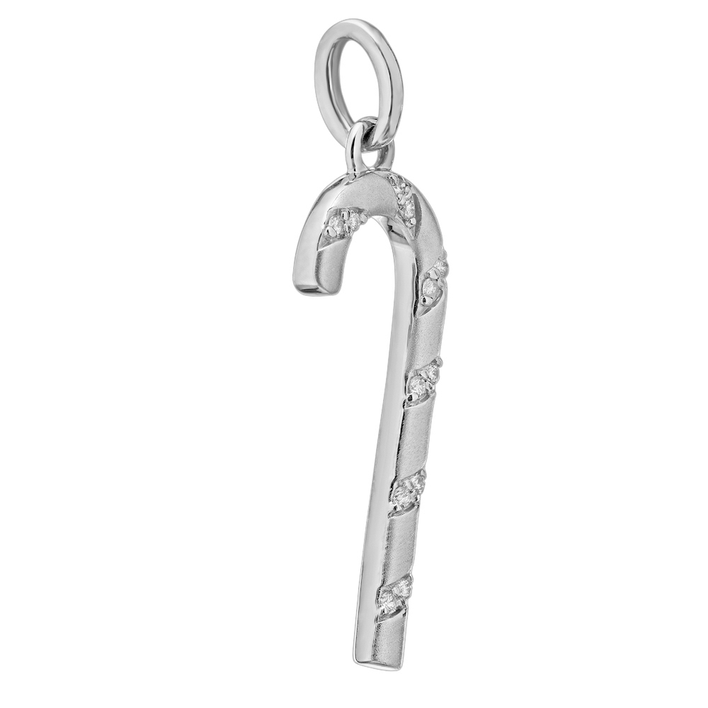 14k White Gold Diamond Pendant 0.10 Ctw Available in White, Yellow or Rose Gold