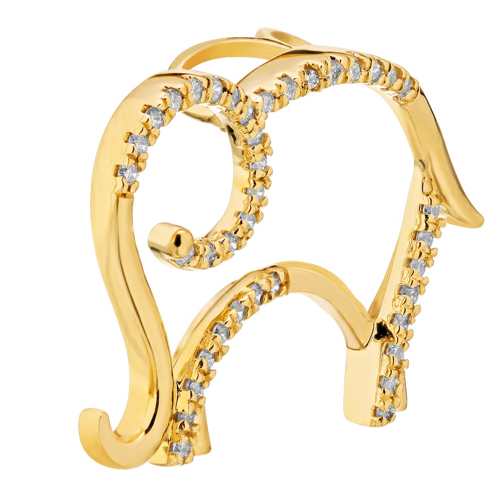 ZooLightful&trade; 14K Yellow Gold 676320 Pendant Diamond 0.20 Ctw