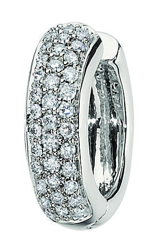 14k White Gold Diamond Earrings 0.50 Ctw Available in White, Yellow or Rose Gold