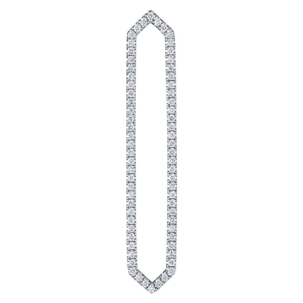 Ear: 14KW Dangle 136Rd. 1/2Ctw