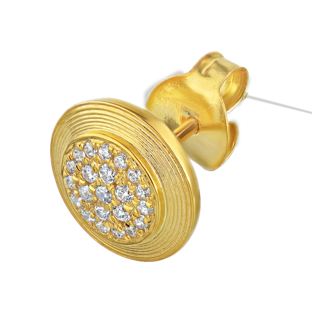 Ear: 14KY 44Rd. 1/4Ctw Circle