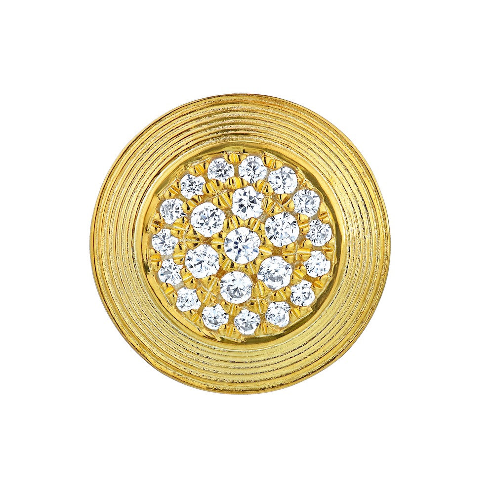 Ear: 14KY 44Rd. 1/4Ctw Circle