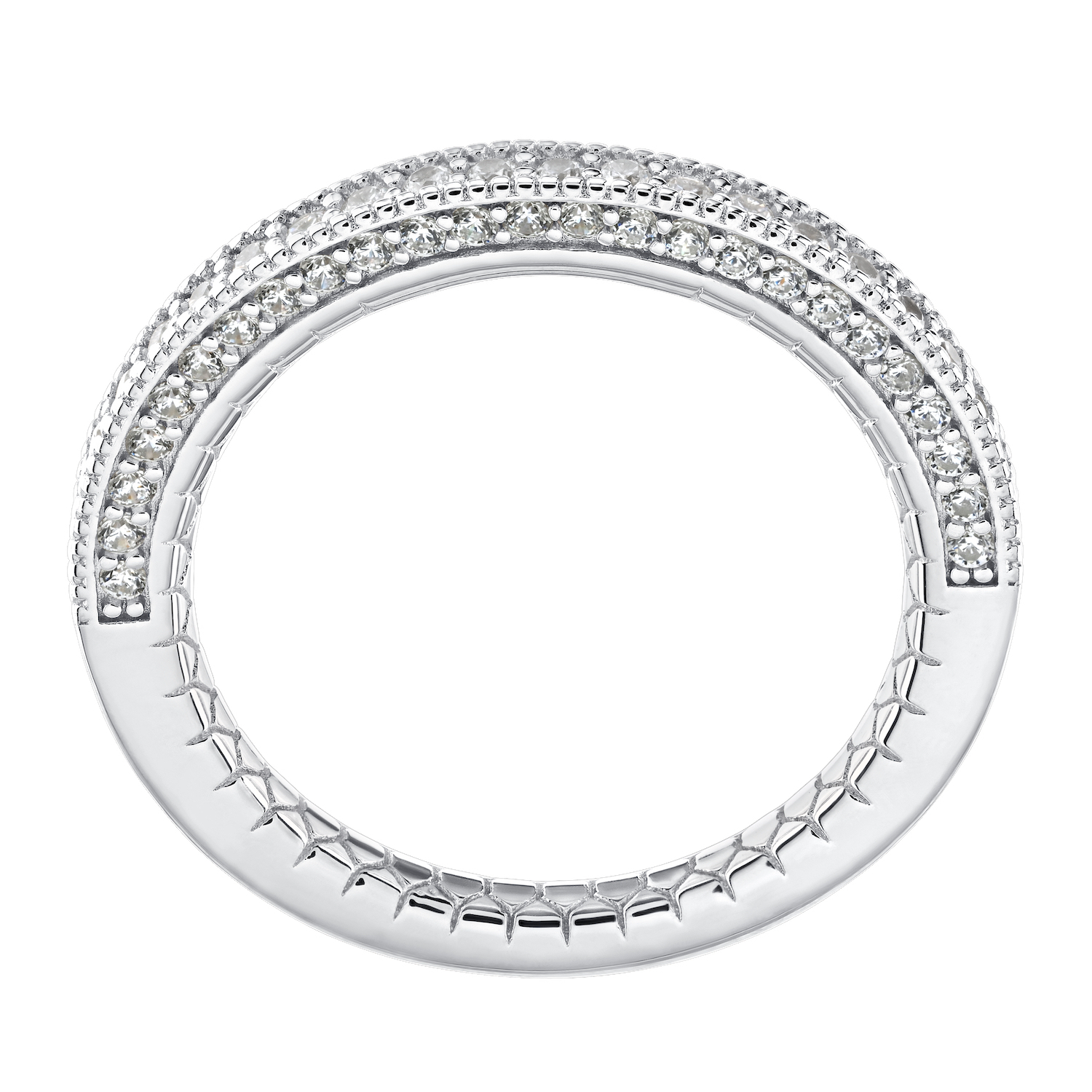 Enchanted Love&trade; 14KW White Gold Diamond 0.50 Ctw Engagement Ring