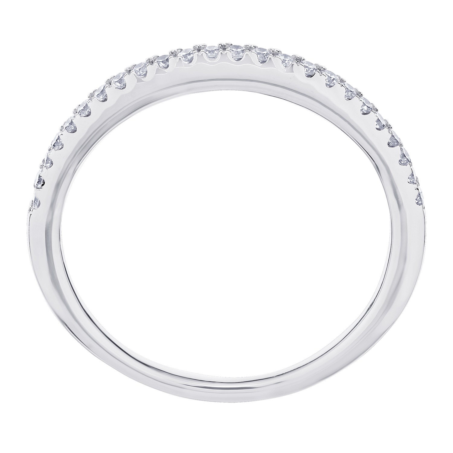 Compozit&trade; 14k Matching Diamond Wedding Band Ring Diamond 0.18 Ctw Cutting Edge Technology